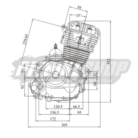 ZS 250cc Engine - Electric Start (Manual) - Kit 2 - Image 7