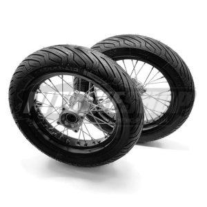 14″ Wheel Set – Supermoto Wide Wheel