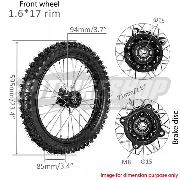 17" 14" Wheel Set - Off Road - Image 3
