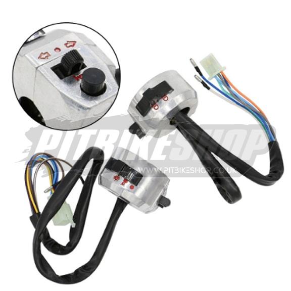 Dual Cafe Racer Bar Control - Lights Horn Turn Electric Start - Image 2
