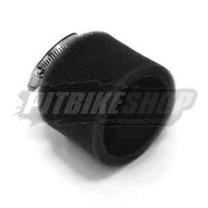 Air Filter - Twin Foam - Angled - Black - 42mm