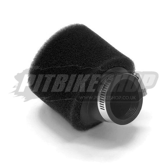 Air Filter - Twin Foam - Angled - Black - 45mm - Image 2