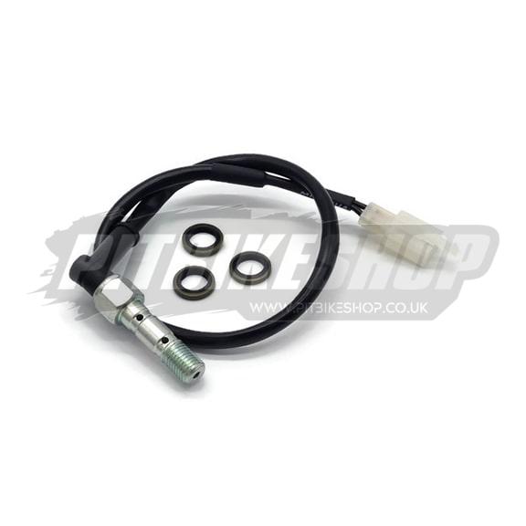 Hydraulic Double Twin Brake Switch Elbow M10 x 1.25 Female Plug