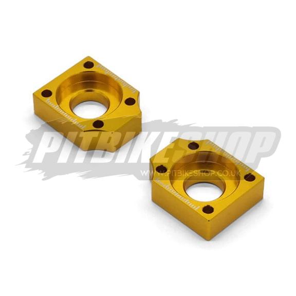 Chain Adjusters - Block - 15mm - Gold