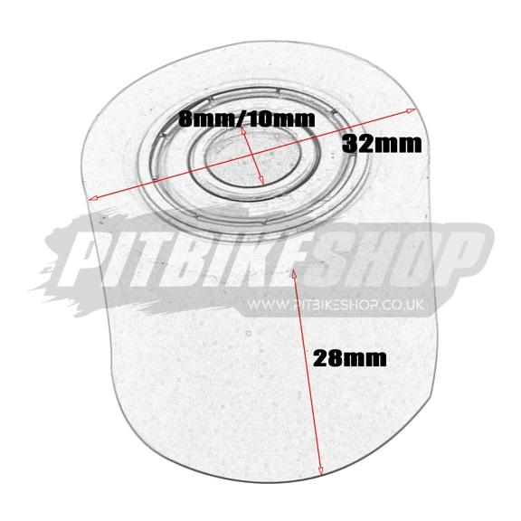 Chain Roller - Type 1 - 10mm - Green - Image 2