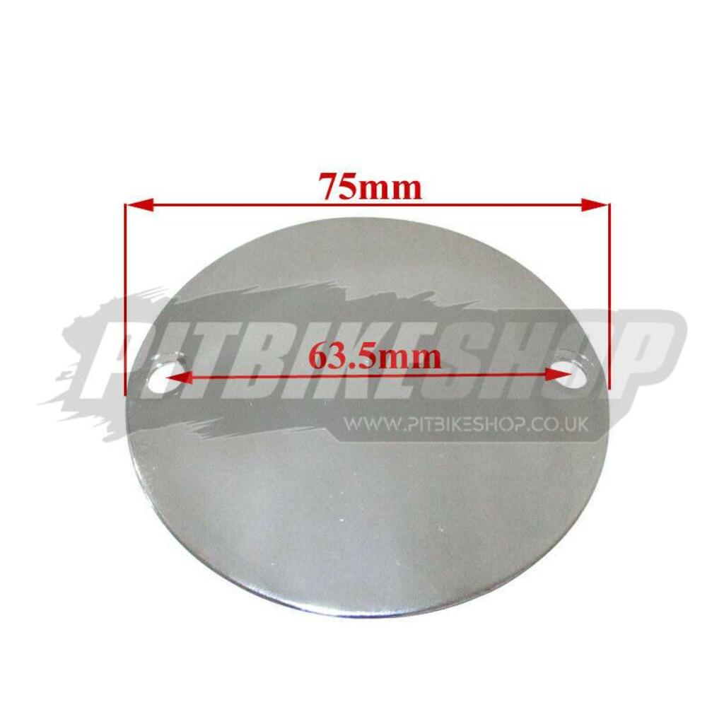 Clutch Inspection Cover - 75mm - Chrome - Image 2