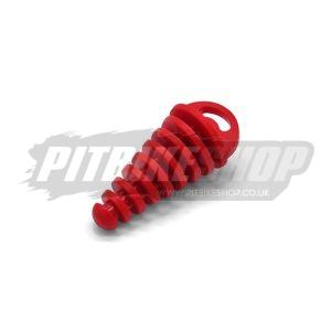 Exhaust Wash Plug - 15mm-37mm - Red