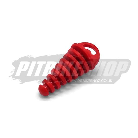 Exhaust Wash Plug - 15mm-37mm - Red