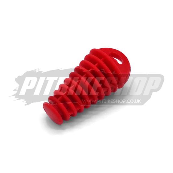 Exhaust Wash Plug - 27mm-49mm - Red