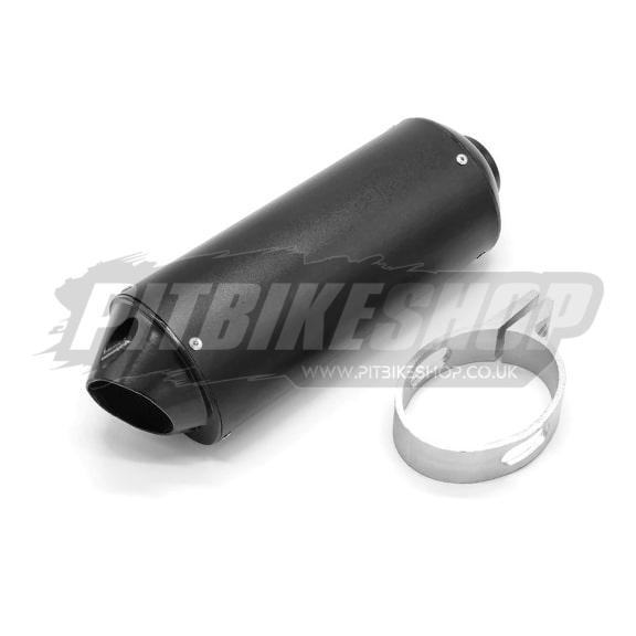 Exhaust Silencer - 38mm - Black