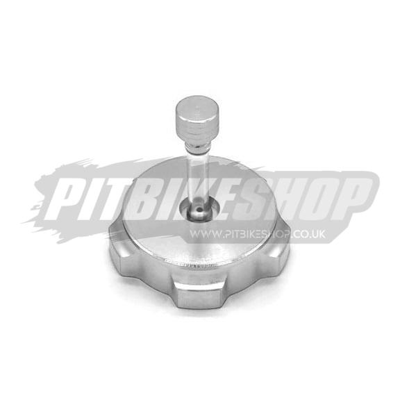 Fuel Cap - CNC - Type 2 - Silver