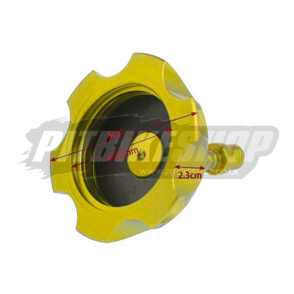 Fuel Cap - CNC - Type 1 - Gold - Image 3