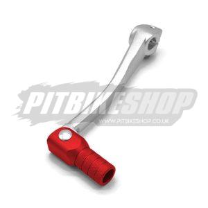 Gear Shifter - Alloy - Silver/Red
