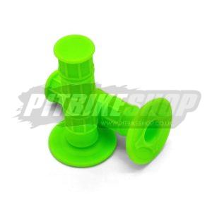 Handlebar Grips - Waffle - Neon Green
