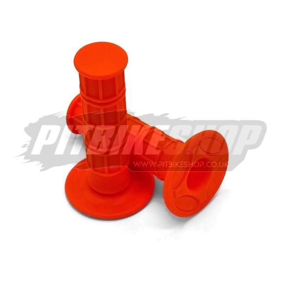 Handlebar Grips - Waffle - Orange