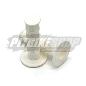 Handlebar Grips - Waffle - White