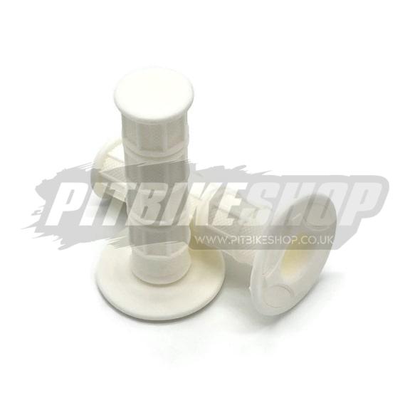 Handlebar Grips - Waffle - White