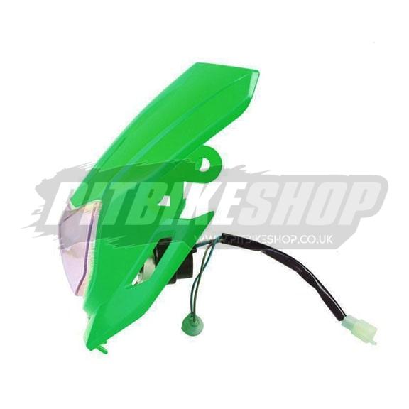 CRF Style Headlight Green - Image 4