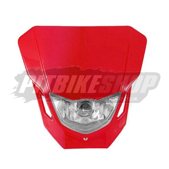 CRF Style Headlight Red