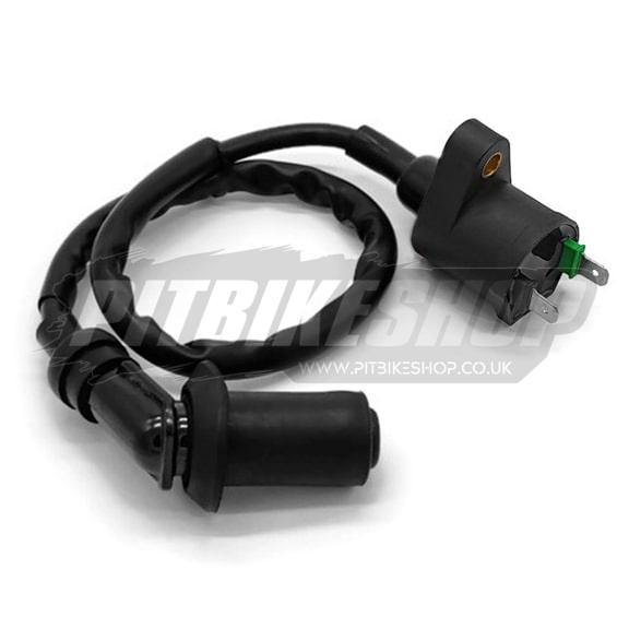 Ignition Coil - Black - 2 Pin - Offset