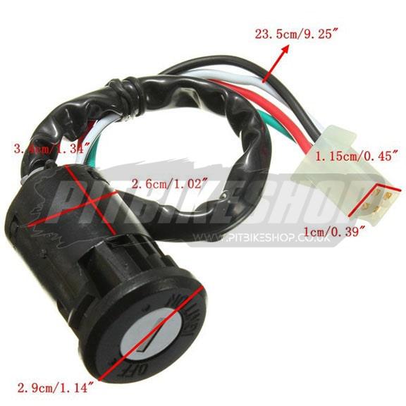 Ignition Switch With 2 Keys - Male Plug - Image 3