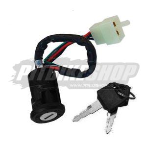 Ignition Switch With 2 Keys - Female (Large) Plug