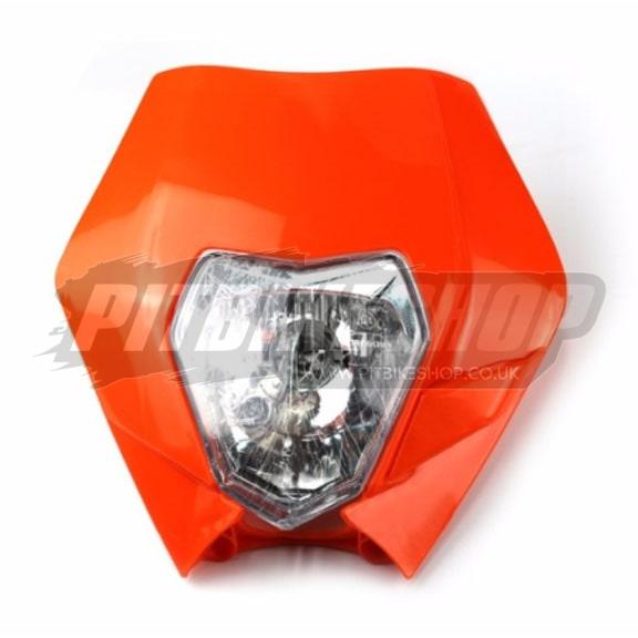 KTM Style E Marked Headlight Orange