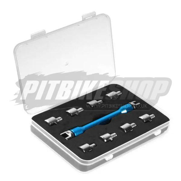 Motorcycle Spoke Wrench Set - Blue - Image 3