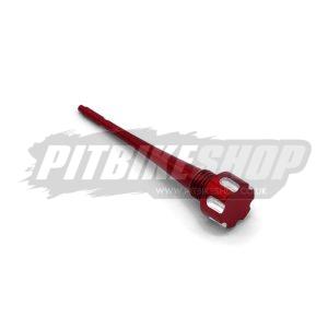 Engine CNC Dipstick - 123mm - Red