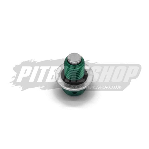 Oil Sump Bolt - Drilled - Magnetic - Green - Image 2