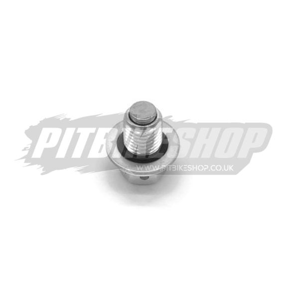 Oil Sump Bolt - Drilled - Magnetic - Silver - Image 2