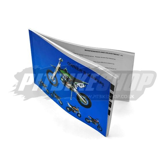 Universal Pit Bike Owners Manual & Maintenance Record - Image 2
