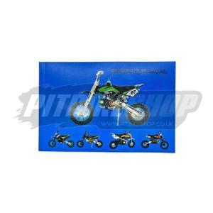 Universal Pit Bike Owners Manual & Maintenance Record