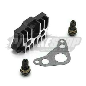 Oil Cooler Take Off Plate - CNC - Black