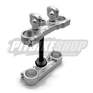 Triple Clamp Set - 53/58.5 Aluminium Forged - Silver