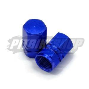 Valve Caps Aluminium CNC - Blue