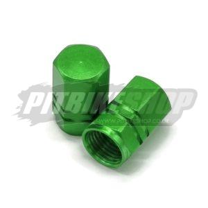 Valve Caps Aluminium CNC - Green