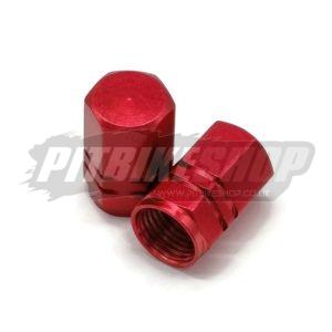 Valve Caps Aluminium CNC - Red