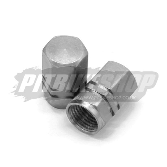 Valve Caps Aluminium CNC - Silver