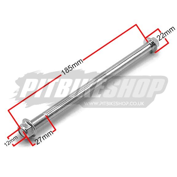 Wheel Axle 12mm – 185mm Long - Image 2
