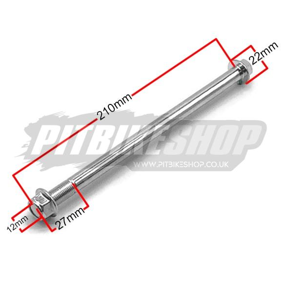 Wheel Axle 12mm - 210mm Long - Image 2
