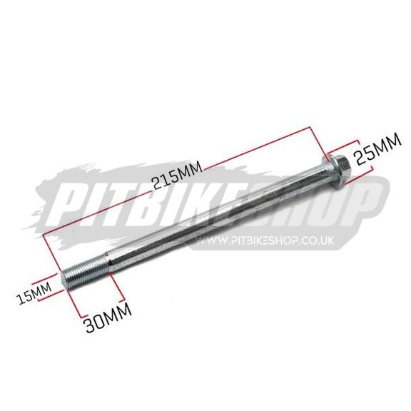Wheel Axle 15mm - 215mm long - Image 2