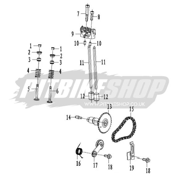 Push Rod Socket Sleeve Cap - Pair - ZS 60 (ZL60) - Image 2
