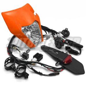 GRUF™ Universal Enduro Light Kit – Orange Headlight